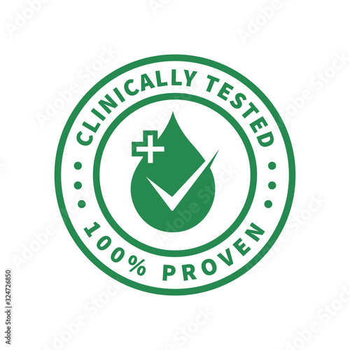 Clinically tested 100% proven labels product