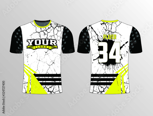 Cracking background team jersey