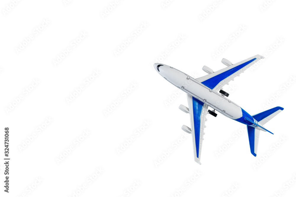 Model plane, airplane isolated on white background Model plane, airplane isolated on white background