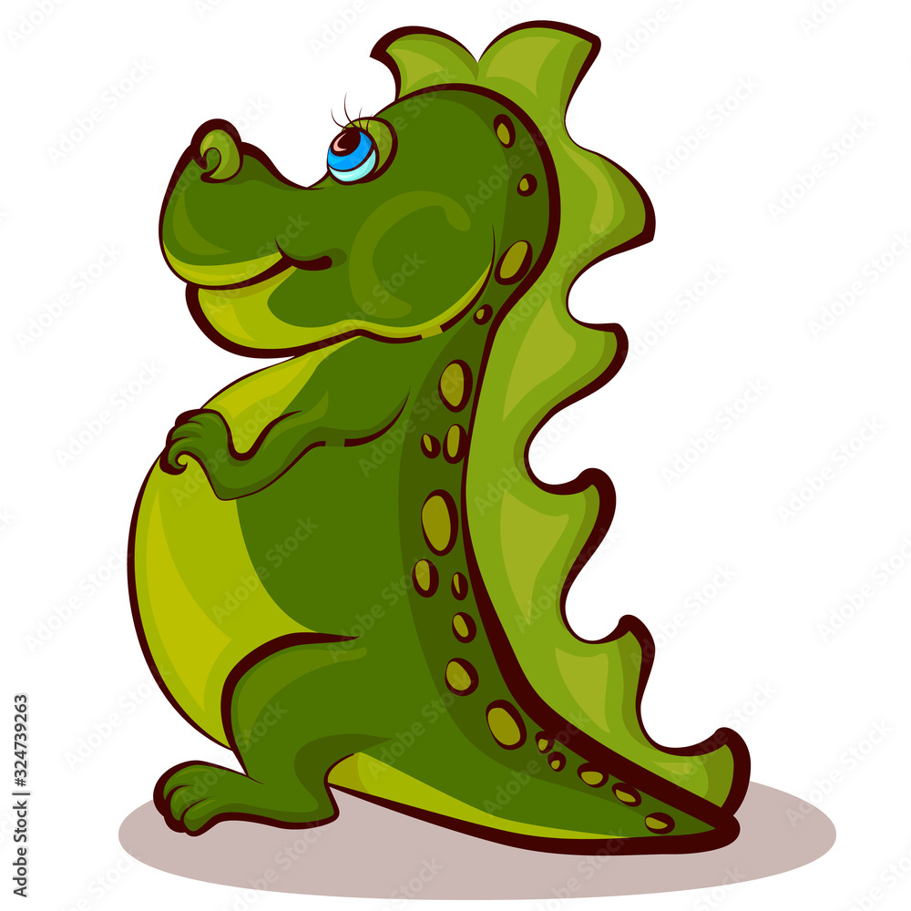 Fototapeta premium Dreamy crocodile