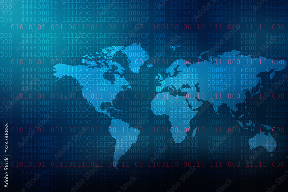 2d illustration world map abstract background 2d illustration world map abstract background