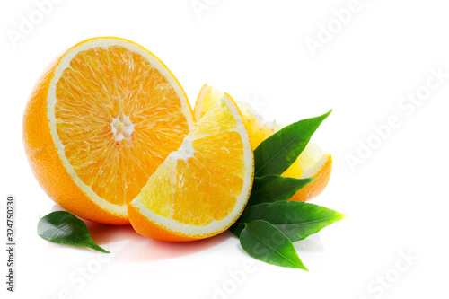 Fresh orange fruit.