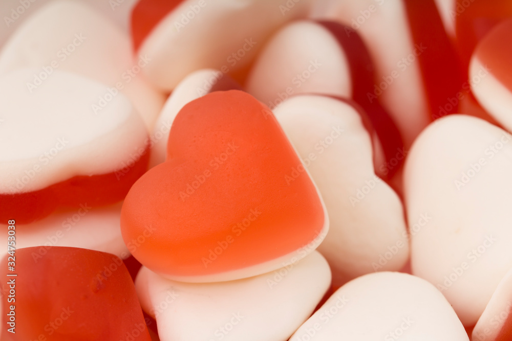 Old fashion colored candy heart background Old fashion colored candy heart background