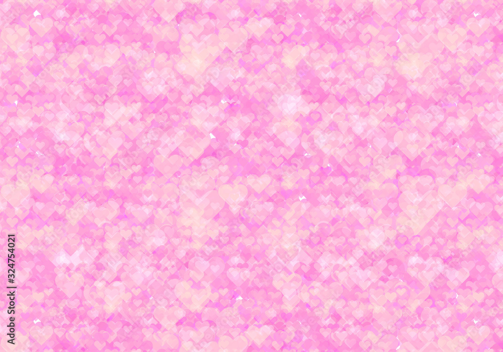 ハート　フレーム　コラージュ