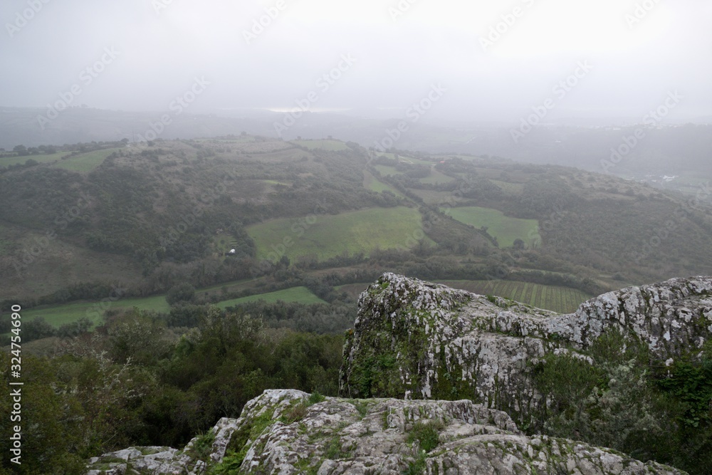 beautiful view from penedo Lexim in Portugal beautiful view from penedo Lexim in Portugal