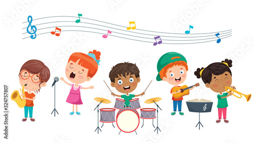 Funny Little Kids Performing Music