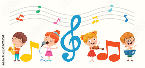 Funny Little Kids Performing Music