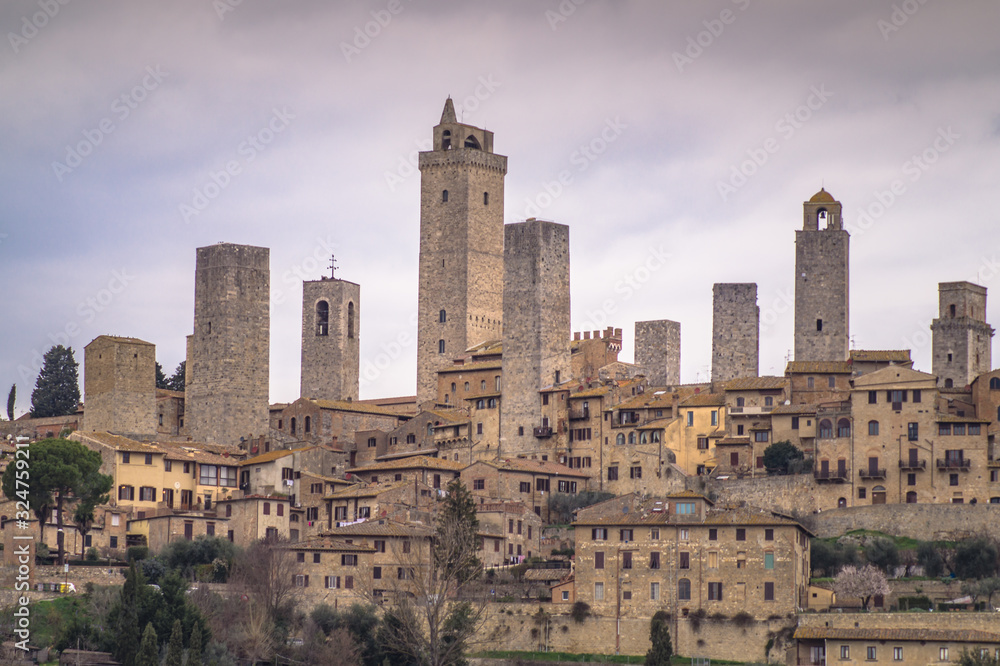 The biggest medieval town of Italy