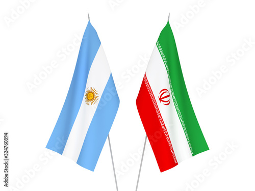 Argentina and Iran flags