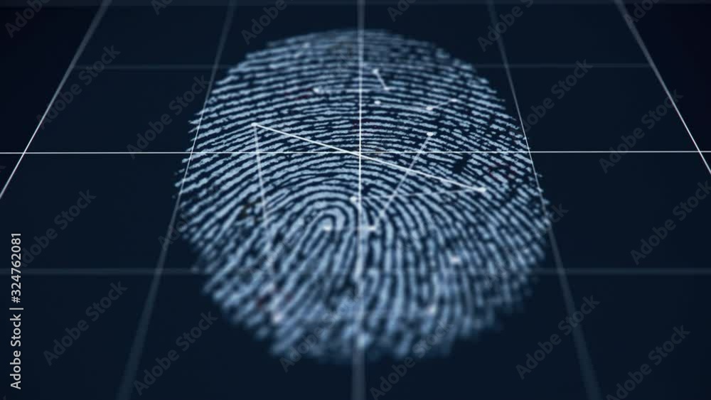 Finger Print Scanning, Close Up, ACCESS DENIED