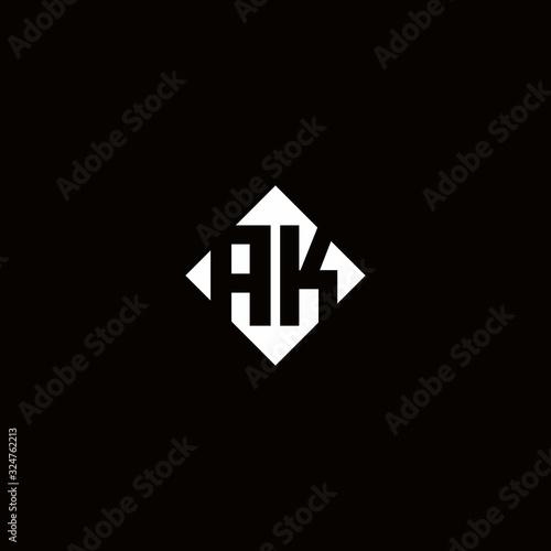 Monogram logo design with diamond square shape Free Download Monogram logo design with diamond square shape - GFXLoad