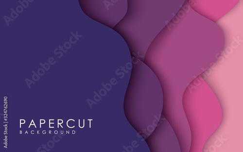 Purple fluid color background. Dynamic textured geometric element. Modern gradient light vector illustration.