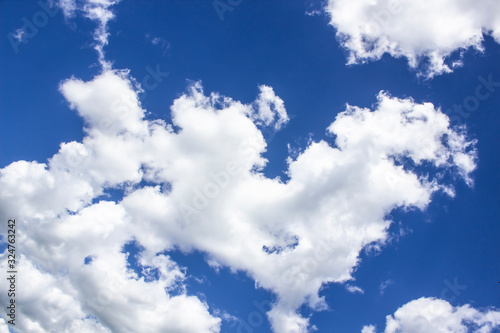 Canvas Print Cloud in the blue sky