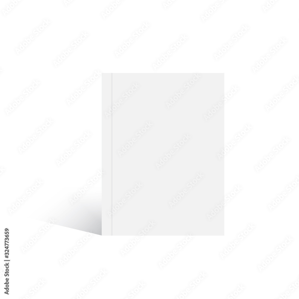 Book cover template with pages. Vector Book cover template with pages. Vector