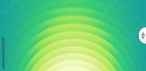 Abstract waved background with layers. Trendy covers design. Vector illustration in modern art style.