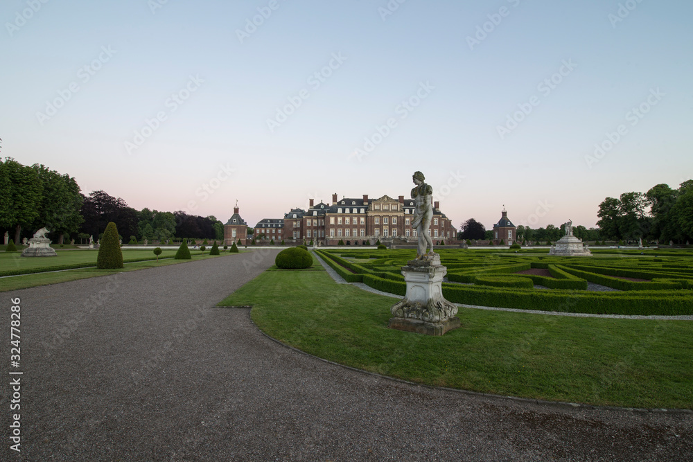 Famous old Westphalian castle with large park