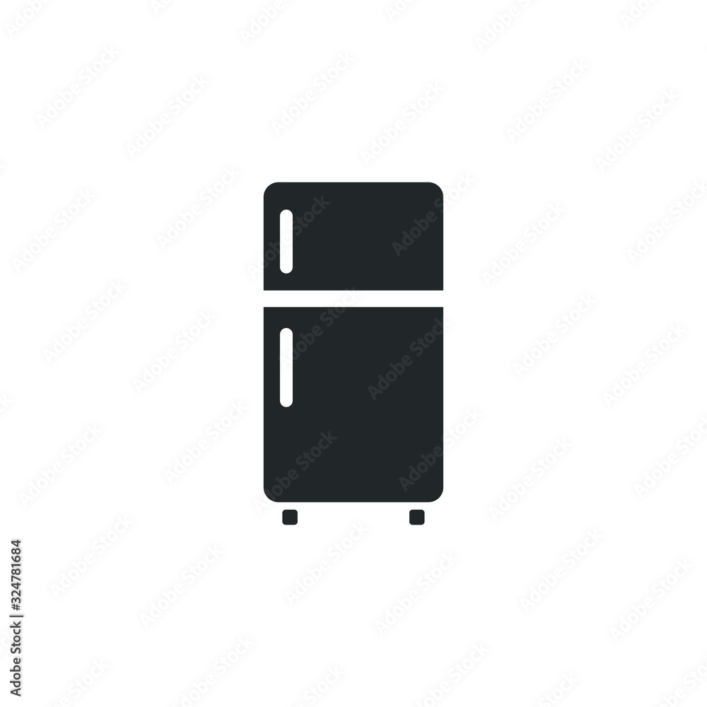 Freezer cold icon template color editable. Freezer cold symbol vector sign isolated on white background illustration for graphic and web design.