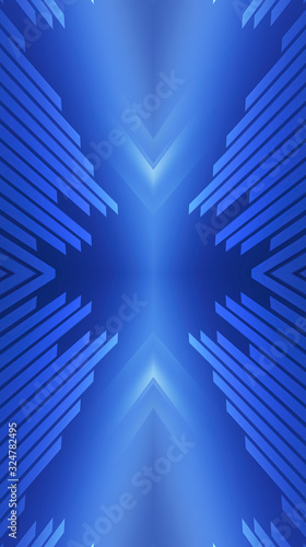 Abstract blue neon backgrou...