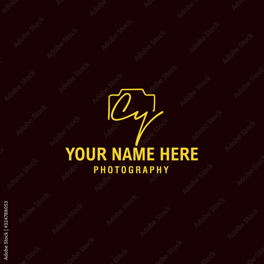 Cy Initial Signature Photography Logo Cy Initial Signature Photography Logo