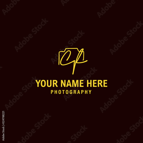 Cf Initial Signature Photography Logo