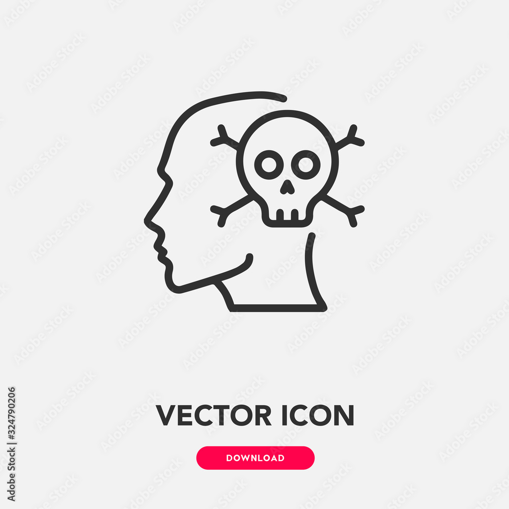 death icon vector sign symbol death icon vector sign symbol