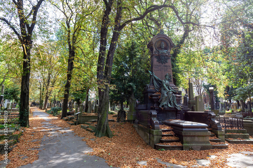 Summertime at the Olsany Cemetery in Prague