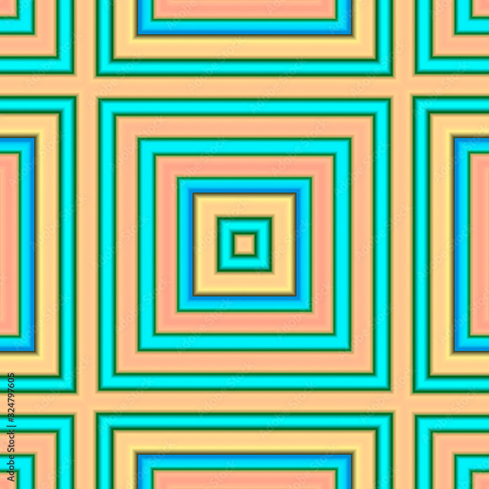 Yellow Teal Allover Repeating Pattern Tile Yellow Teal Allover Repeating Pattern Tile