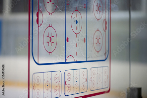 Sports hockey stadium before the match