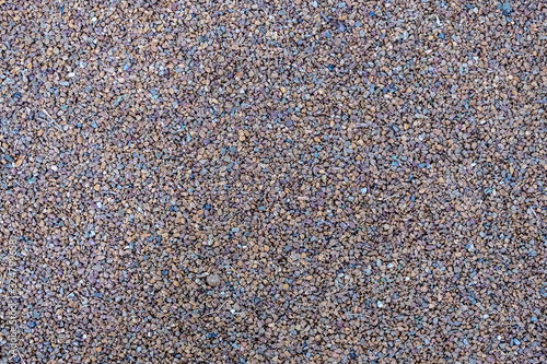 Foto Floor coating composed of small pebbles agglutinated
