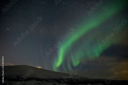 Polarlicht   ber dem Norden von Norwegen