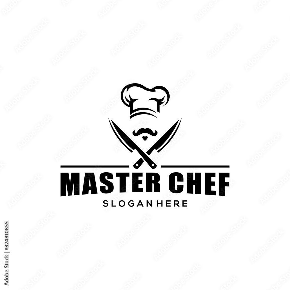 chef/cook inspiration logo design download