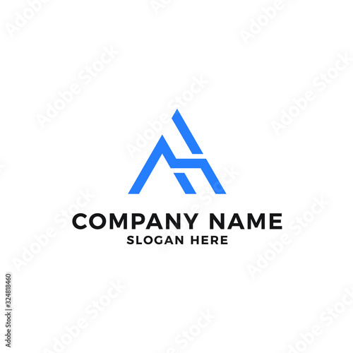 Sophisticated Modern AH, HA Letter logo