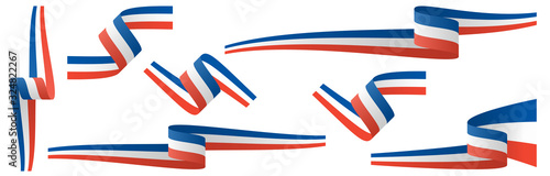 collection of french country flag banners