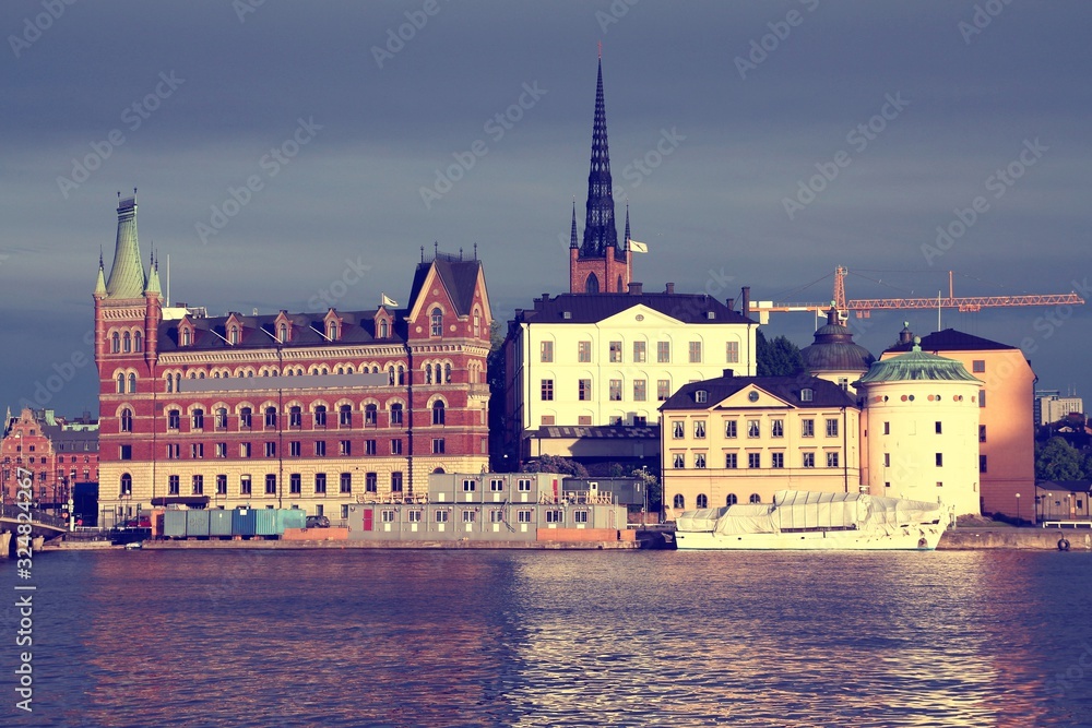 Stockholm 2010. Vintage filtered colors style.
