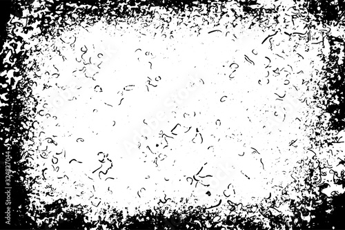 Wallpaper Mural Black and white grunge texture. Monochrome background abstract Torontodigital.ca