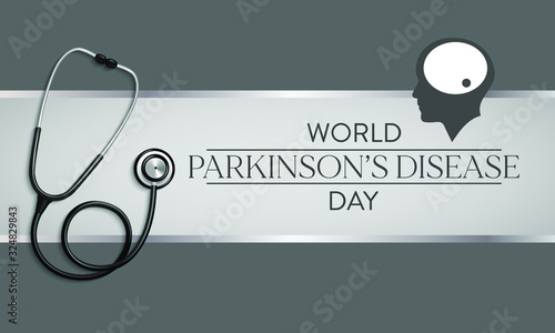 Vector illustration on the theme of World Parkinson's disease day observed on April 11th every year.