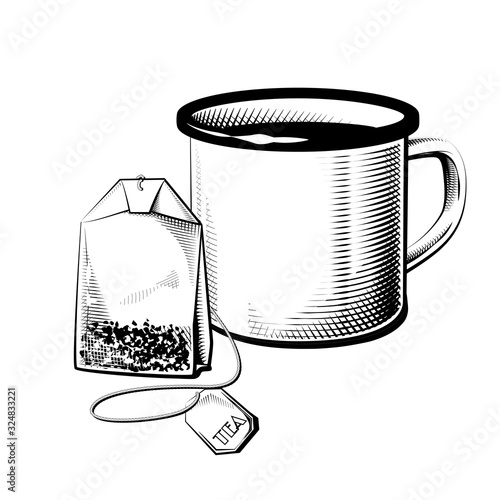 Mug and tea bag