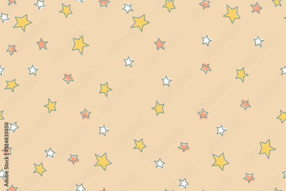 Semaless star pattern vector isolated. Design cute abstract Semaless star pattern vector isolated. Design cute abstract