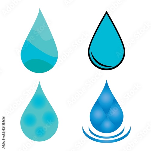 water drop Logo