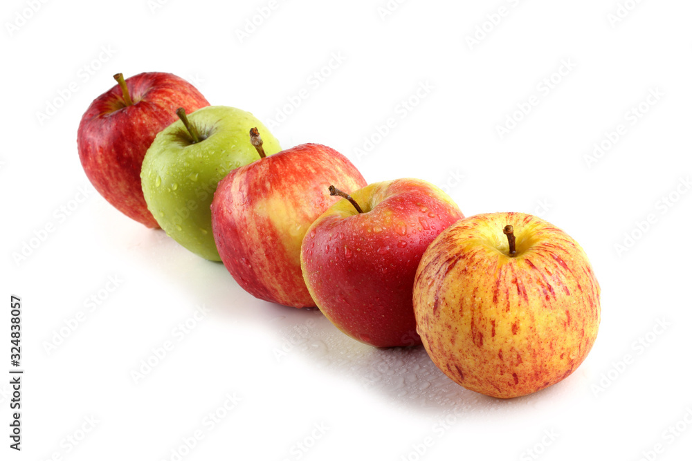 Fuji, gala, granny smith and braeburn apples Fuji, gala, granny smith and braeburn apples