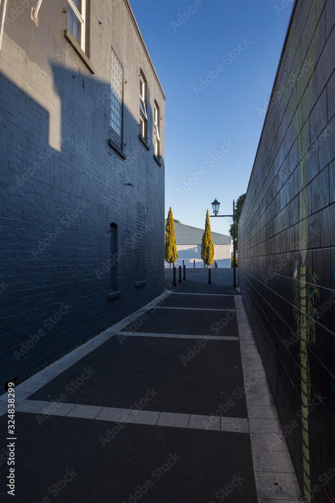 Waihi New Zealand alley