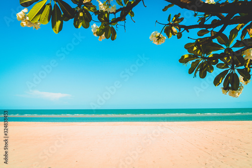 Fototapeta Naklejka Na Ścianę i Meble -  empty beach sea for background