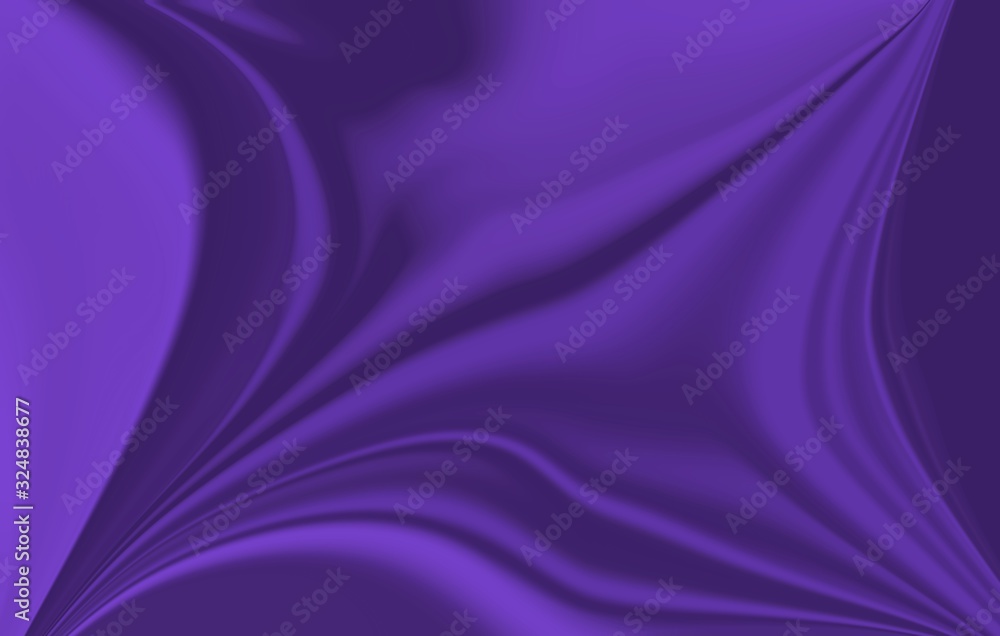 Naklejka premium Illustration fabric silk purple violet gradient graphic pattern abstract texture background. use floor plan ceramic counter and fashion 