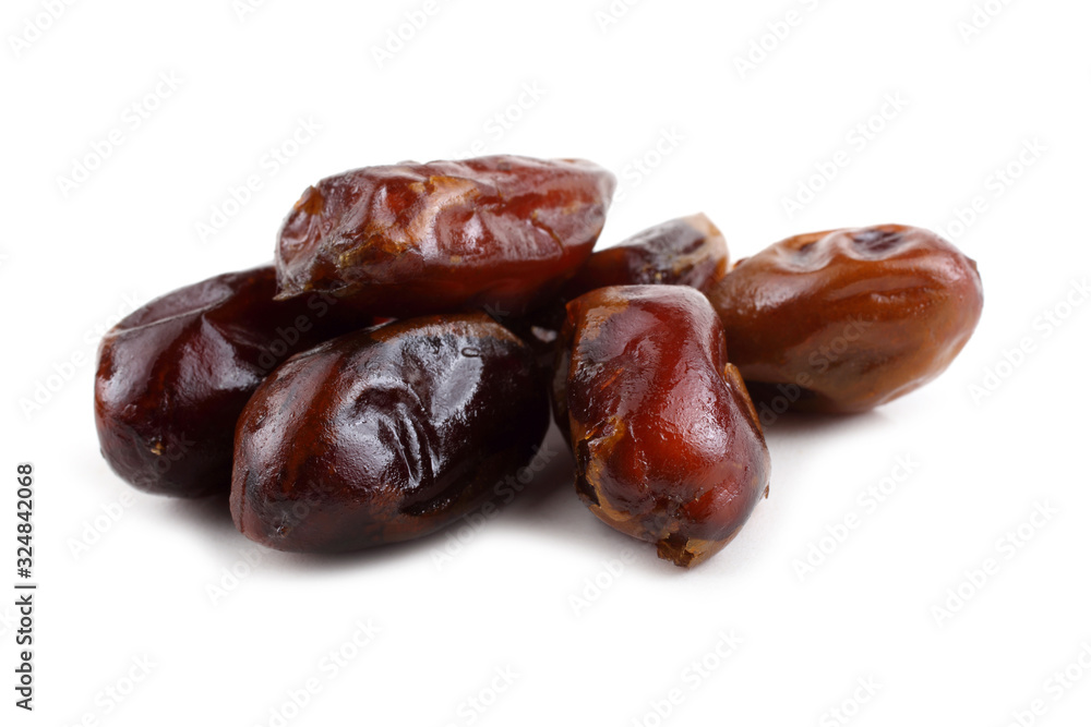 Date fruits isolated on white Date fruits isolated on white