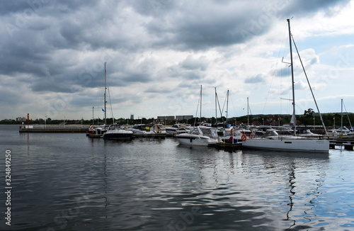 boats on lake 