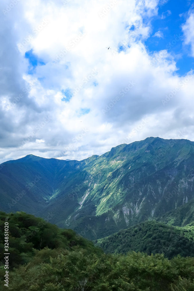 群馬県 谷川岳 天神峠の風景 群馬県 谷川岳 天神峠の風景