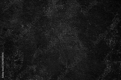 Fine black color painted wall texture of the stony surface. Abstract textured surface for backgrounds. photo