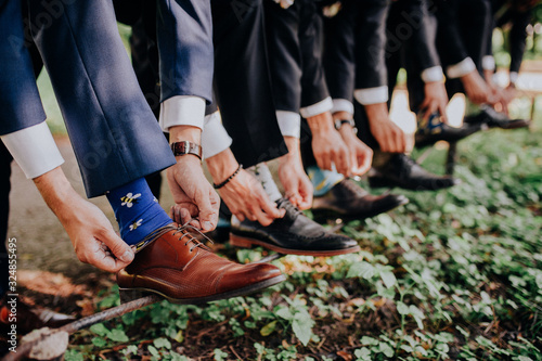 Fun socks for the groom's party