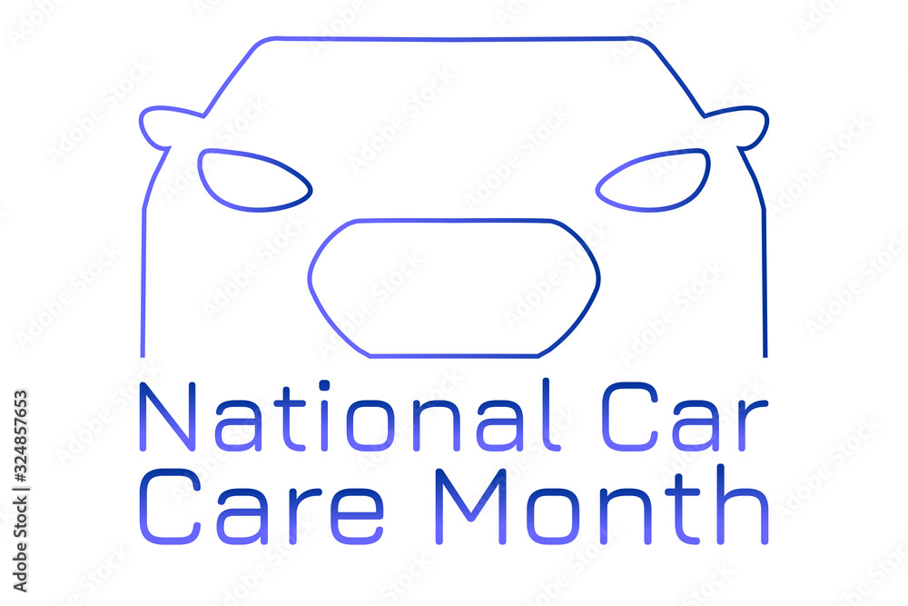 April is National Car Care Month. Holiday concept. Template for background, banner, card, poster with text inscription. Vector EPS10 illustration. April is National Car Care Month. Holiday concept. Template for background, banner, card, poster with text inscription. Vector EPS10 illustration.