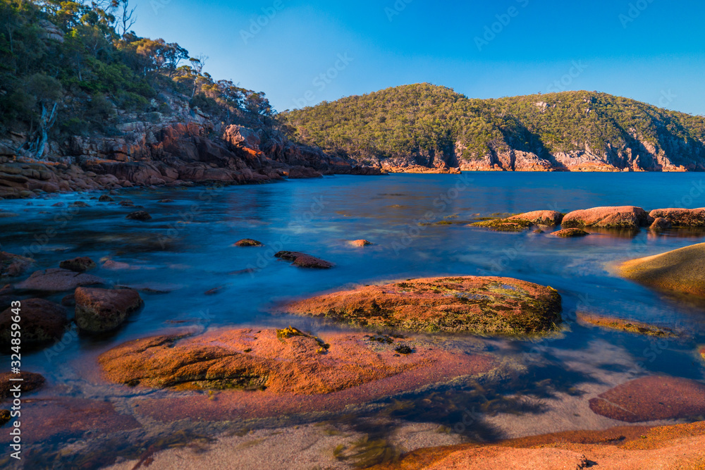 Bay in National Park Tasmania Australia